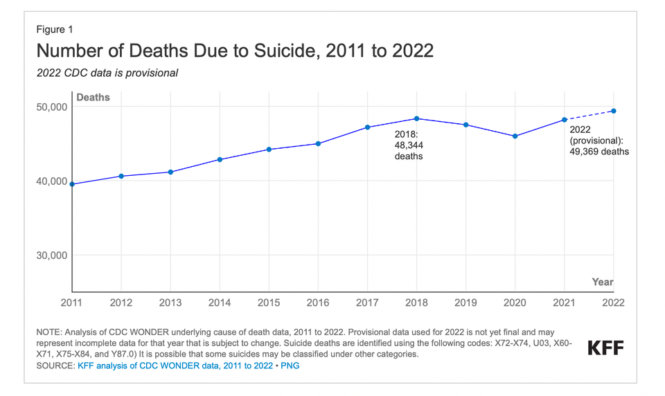 Suicide Rates are Breaking Records. A Sign of Collapse?